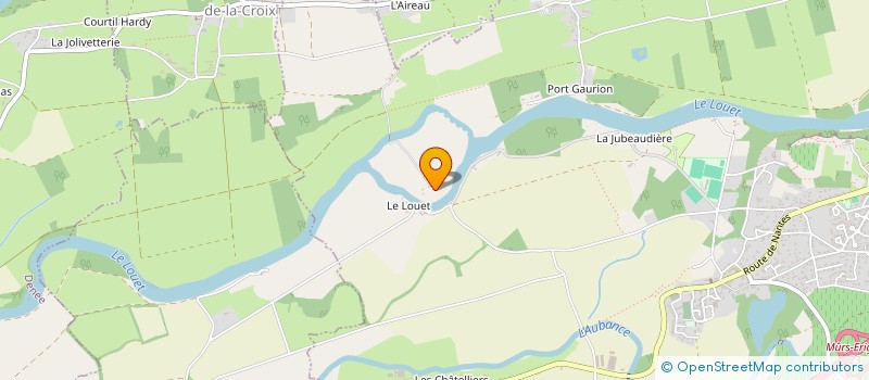 localisation de l'entreprise HARAS ECOLOGIQUE DU BOIS ROND - ALEXANDRA DESROUSSEAUX  MURS-ERIGNE