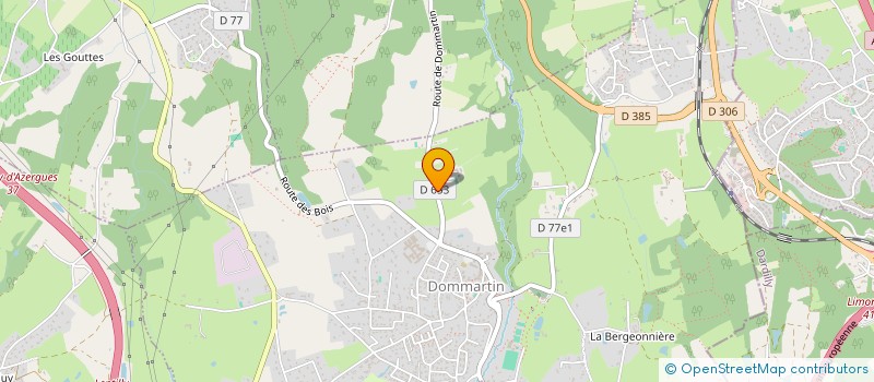 localisation de l'entreprise HARAS KRF DOMAINE DU BOIS DU PRINCE à DOMMARTIN