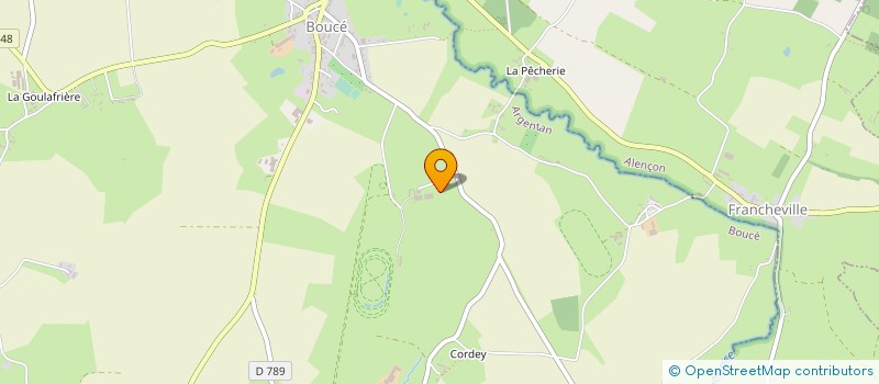 localisation de l'entreprise HARAS LE GUE à BOUCE