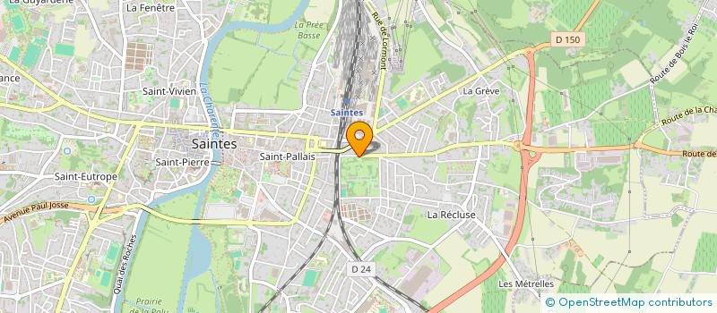 localisation de l'entreprise HARAS NATIONAL DE SAINTES  SAINTES