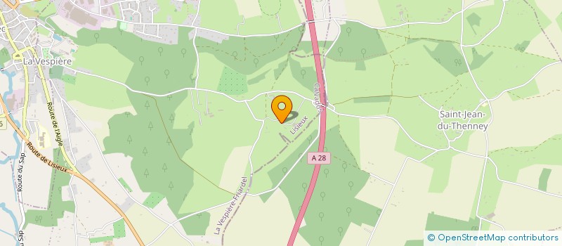 localisation de l'entreprise HARAS PRIEURE à LA VESPIERE-FRIARDEL