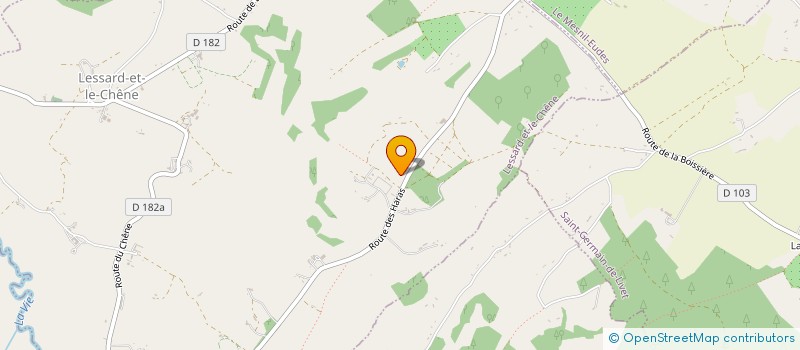 localisation de l'entreprise HARAS SAINT MARTIN à LESSARD-ET-LE-CHENE