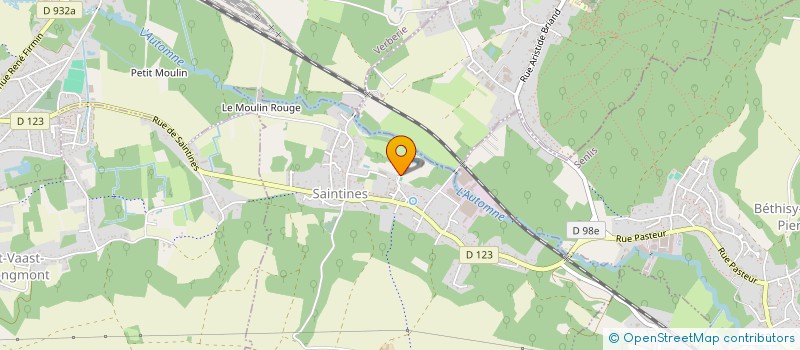 localisation de l'entreprise HARAS TREIZE  SAINTINES