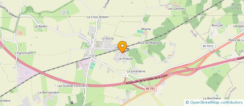 localisation de l'entreprise HARAS V STAR  DRUYE