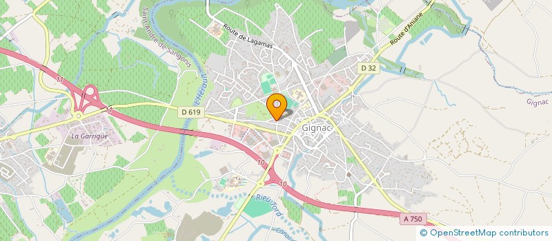localisation de l'entreprise HARAULTAISE DES BOIS ET SERVICES à PUECHABON