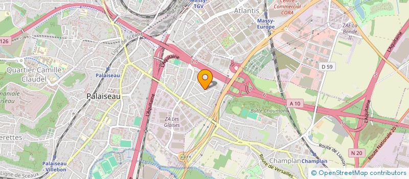 localisation de l'entreprise HARB INFO à PALAISEAU
