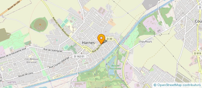 localisation de l'entreprise HARBALI à HARNES