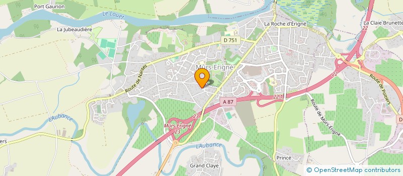 localisation de l'entreprise HARBINEZ SCI  MURS-ERIGNE