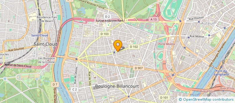 localisation de l'entreprise HARBOR à BOULOGNE-BILLANCOURT