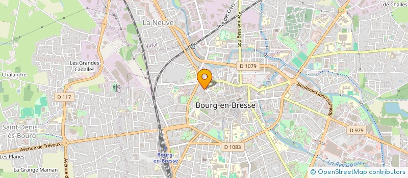 localisation de l'entreprise HARC à BOURG-EN-BRESSE