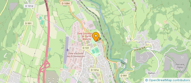 localisation de l'entreprise HARC à VALSERHONE