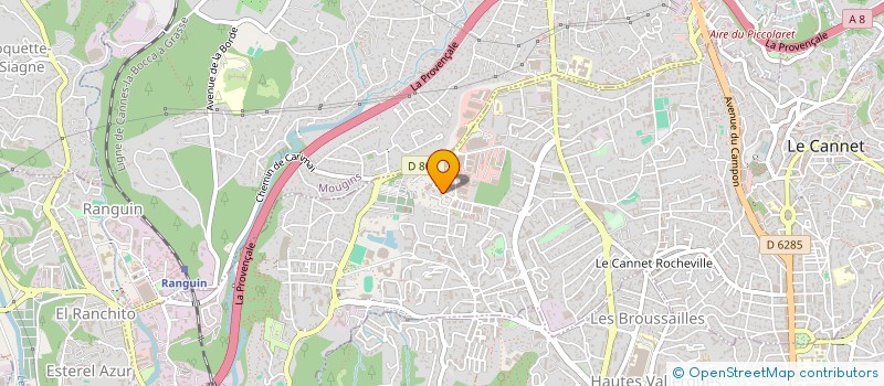 localisation de l'entreprise HARCA à LE CANNET