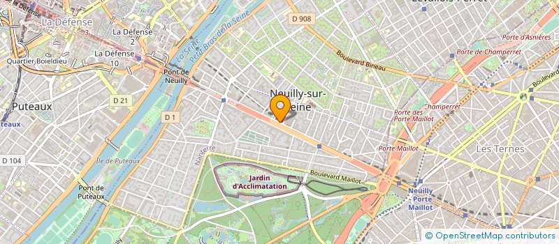localisation de l'entreprise HARCA EDITIONS SARL à NEUILLY-SUR-SEINE