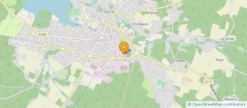 localisation de l'entreprise HARCADIA MOBILIER à SOUSTONS