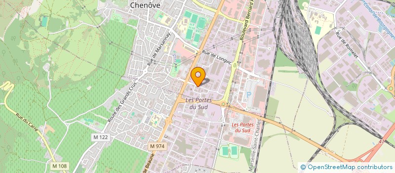 localisation de l'entreprise HARCHAL DECO  CHENOVE