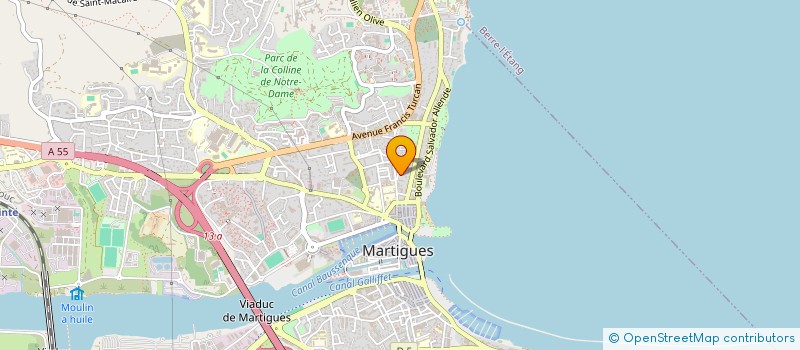 localisation de l'entreprise HARCHEUS  MARTIGUES