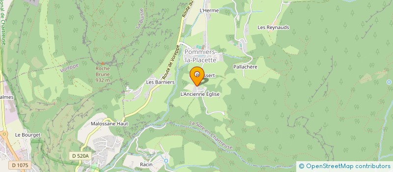 localisation de l'entreprise HARCHOUX  LA SURE EN CHARTREUSE