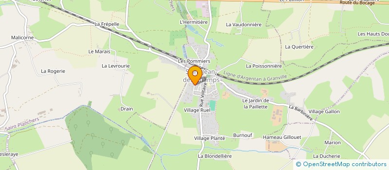 localisation de l'entreprise HARCOURT  SAINT-JEAN-DES-CHAMPS