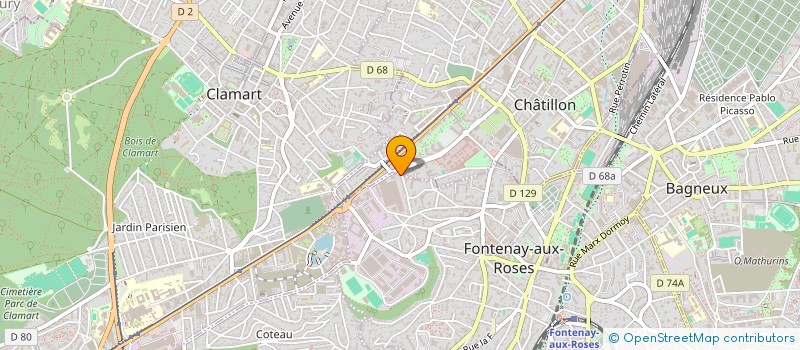 localisation de l'entreprise HARD ELECTRONIQUE à FONTENAY-AUX-ROSES
