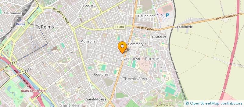 localisation de l'entreprise HARD VOCATION  REIMS