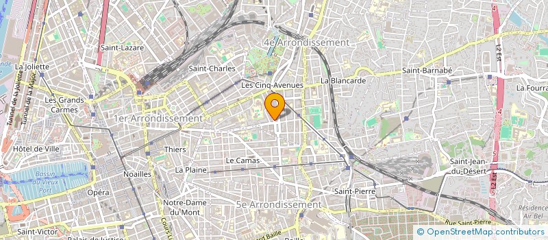localisation de l'entreprise HARDCORE COMPANY NUTRITION à MARSEILLE