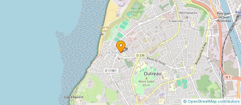 localisation de l'entreprise HARDELIN GRESSIER ROYEZ ASSUR DU PORTEL  LE PORTEL