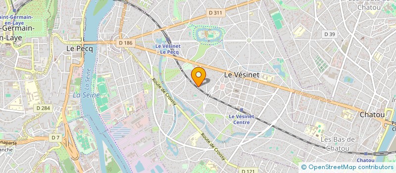 localisation de l'entreprise HARDELOT  LE VESINET