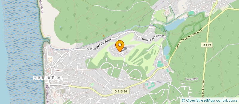 localisation de l'entreprise HARDELOT GOLF CLUB  NEUFCHATEL-HARDELOT