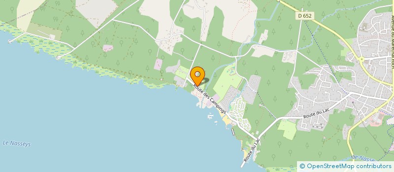 localisation de l'entreprise HARDING INDIVISION  GASTES