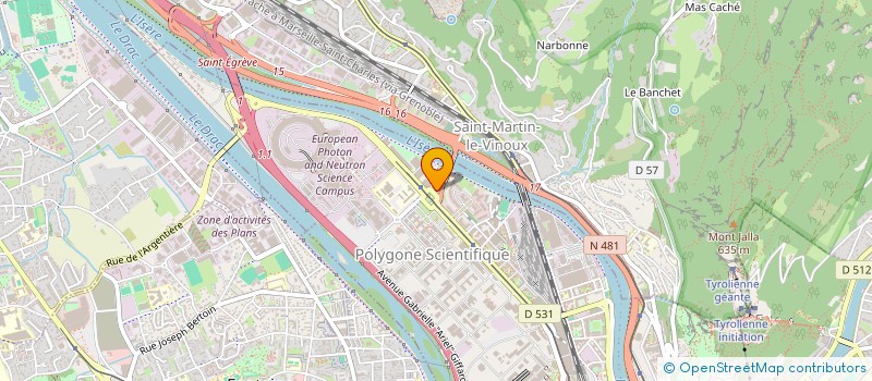 localisation de l'entreprise HARDIS TECH SERVICES  SEYSSINET-PARISET