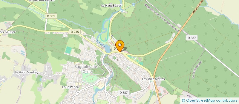 localisation de l'entreprise HARDITINE à BAGNOLES-DE-L'ORNE-NORMANDIE