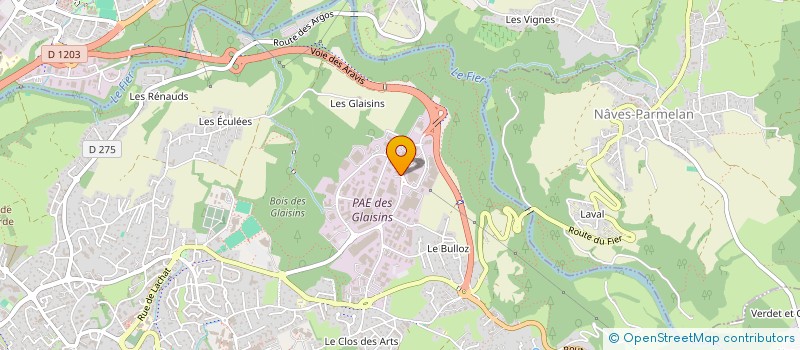 localisation de l'entreprise HARDLOOP à ANNECY