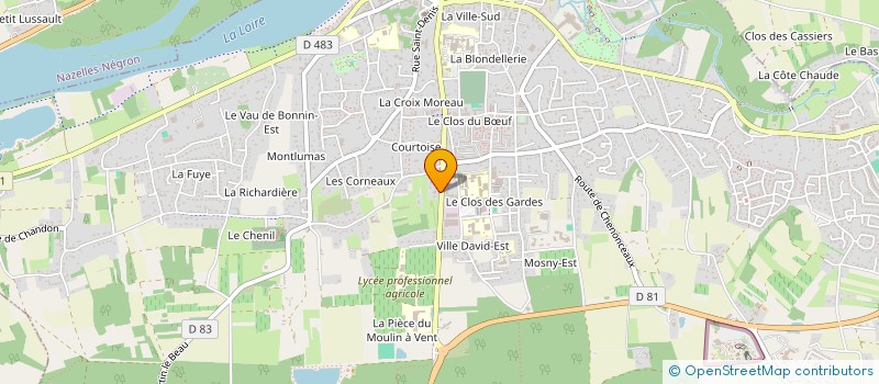 localisation de l'entreprise HARDOIN à AMBOISE