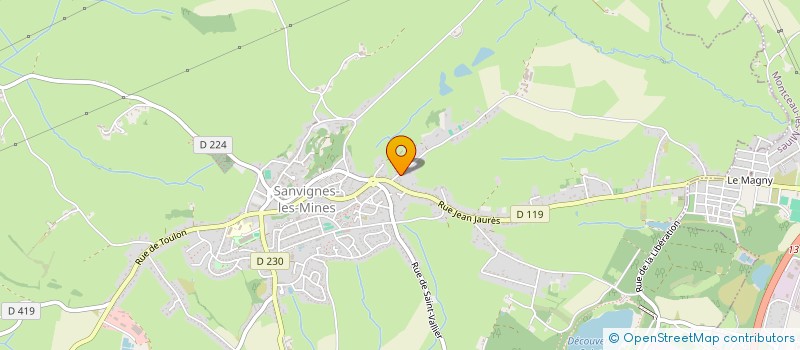 localisation de l'entreprise HARDOU  SANVIGNES-LES-MINES