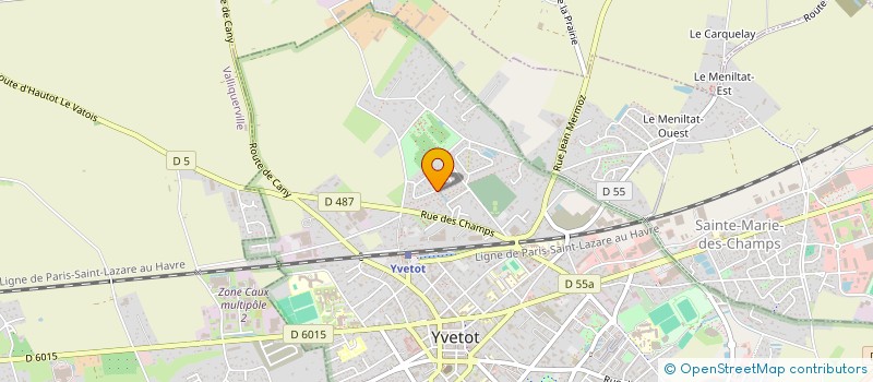 localisation de l'entreprise HARDOUIN DEVELOPPEMENT LOCAL  YVETOT