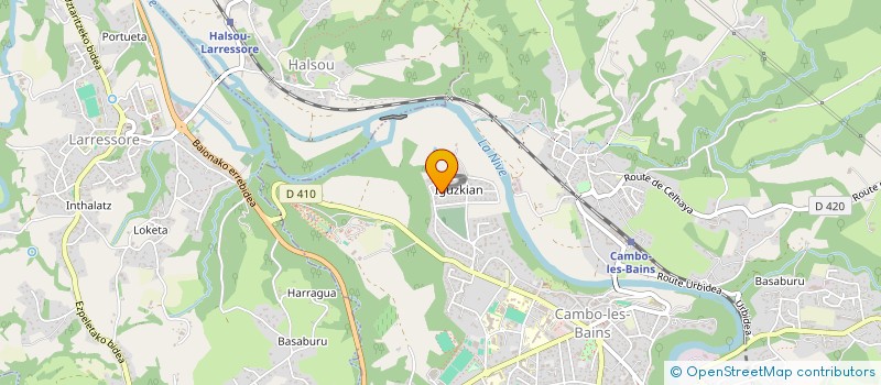 localisation de l'entreprise HARDOYENIA  CAMBO-LES-BAINS