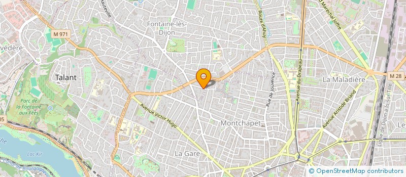 localisation de l'entreprise HARDPULSE  FONTAINE-LES-DIJON