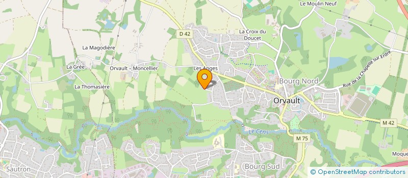 localisation de l'entreprise HARDROLE à ORVAULT
