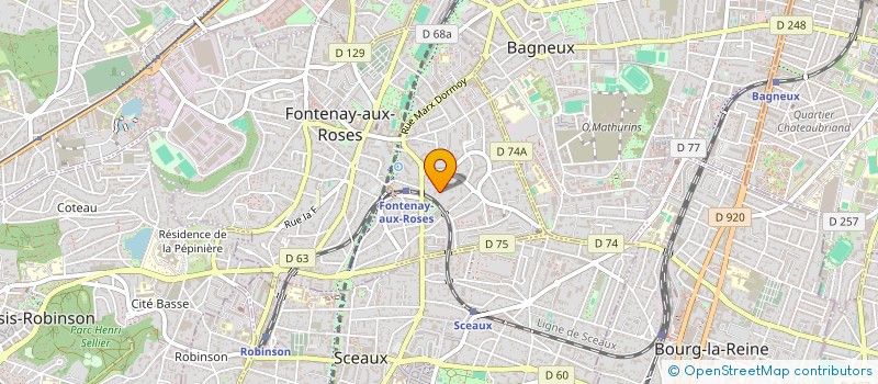 localisation de l'entreprise HARDWARE & CO à FONTENAY-AUX-ROSES