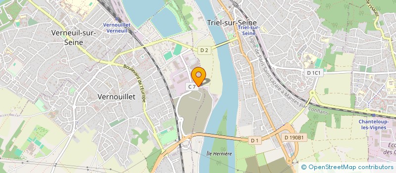 localisation de l'entreprise HARDWARE SA à VERNOUILLET