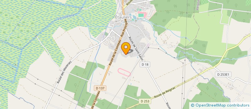 localisation de l'entreprise HARDY à ETAULIERS