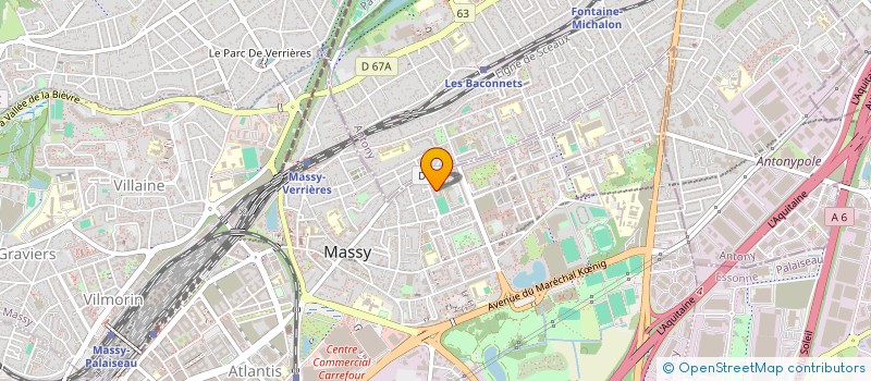 localisation de l'entreprise HARDY-CLEMOT-MASSY à MASSY