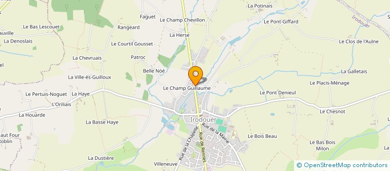 localisation de l'entreprise HARDY DARDENNE LMNP  IRODOUER