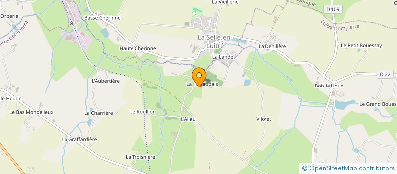 localisation de l'entreprise HARDY GUENEE  LUITRE-DOMPIERRE