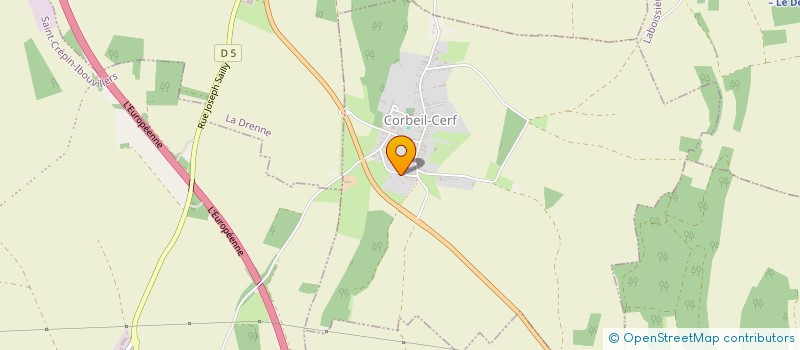 localisation de l'entreprise HAREBAT  CORBEIL-CERF
