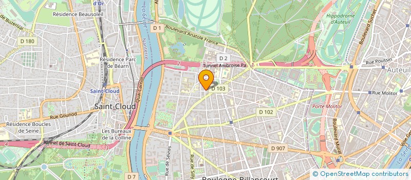 localisation de l'entreprise HAREFOOT FILM à BOULOGNE-BILLANCOURT