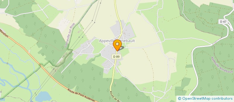 localisation de l'entreprise HAREL COUVERTURE  APPEVILLE-ANNEBAULT