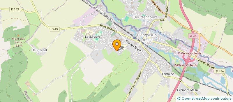 localisation de l'entreprise HAREL IMMO à BLANGY-SUR-BRESLE