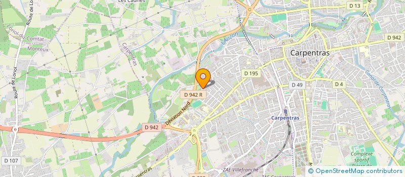 localisation de l'entreprise HARENA  CARPENTRAS