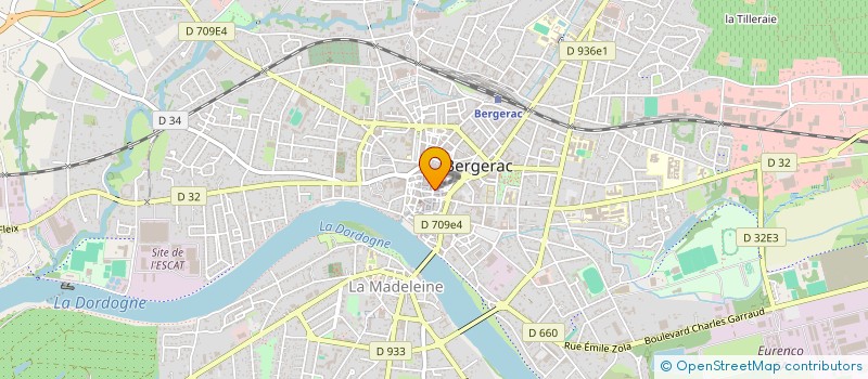 localisation de l'entreprise HARENG ROUGE à BERGERAC